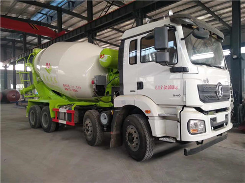 陜汽M3000前四后八10方攪拌車，輕量化底盤，整車不超重，價(jià)格便宜