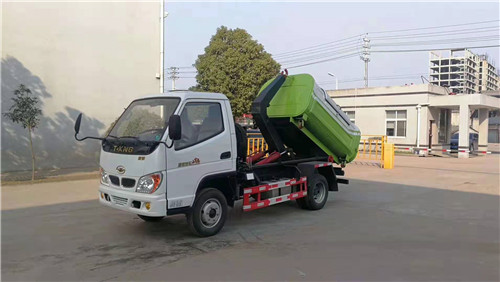 國五唐駿勾臂式垃圾車特價(jià)處理 
