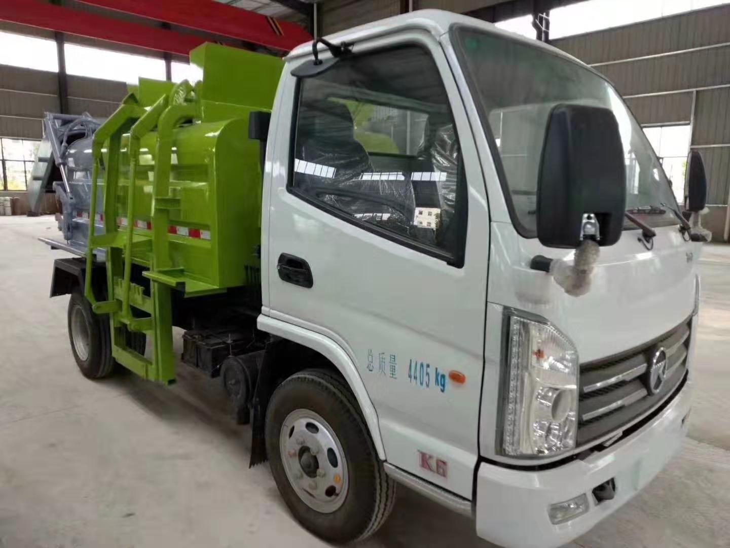 國六凱馬3方餐廚垃圾車圖片參數(shù)介紹