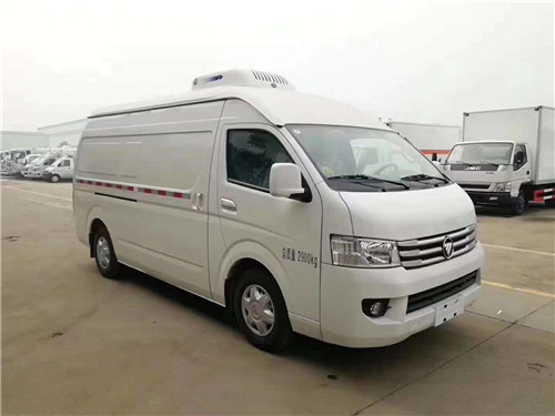 國(guó)六福田G9面包冷藏車?yán)滏溸\(yùn)輸?shù)氖走x