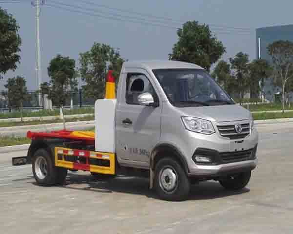 純電動環(huán)衛(wèi)垃圾運(yùn)輸車-車廂可卸式垃圾車圖片