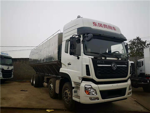 國五東風(fēng)天龍前四后八40方鋁合金飼料車自重輕，拉的多，不超載