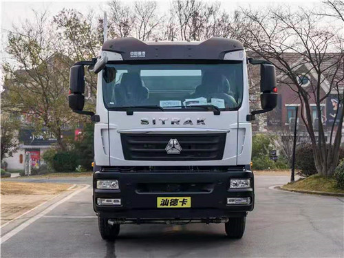 重汽汕德卡單橋多功能抑塵車現(xiàn)車，容積12立方，可選裝50-100米各型霧炮