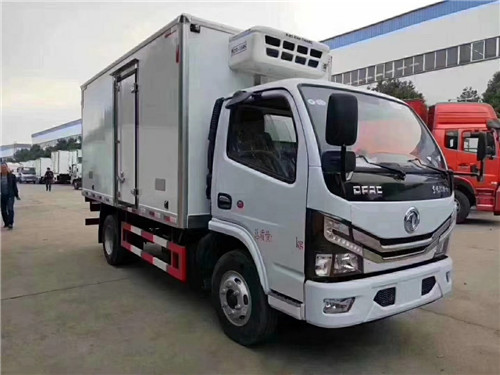 東風多利卡D6廂長4.1米國六冷藏車，北京市環(huán)保已公示，可上京牌