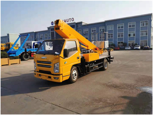 國(guó)六江順達(dá)藍(lán)牌21米直臂伸縮式高空作業(yè)車
