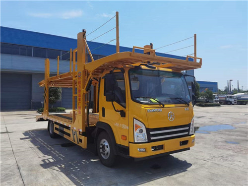 成都大運(yùn)國六三位板車輛運(yùn)輸車