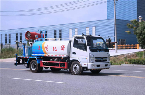 國六黃牌凱馬6方灑水車公告有灑水、抑塵兩款外形圖片可選，免征齊全