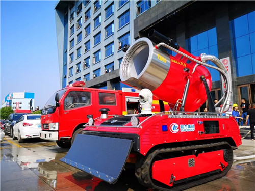 智能制造：程力RXR-YM60000D 履帶式排煙滅火戰(zhàn)車智能機(jī)器人量產(chǎn)投放市場