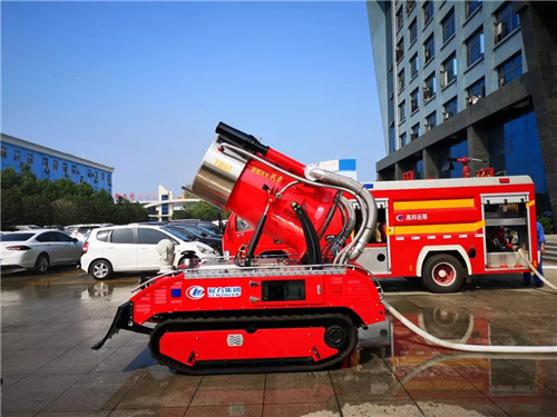 智能制造：程力RXR-YM60000D 履帶式排煙滅火戰(zhàn)車智能機(jī)器人量產(chǎn)投放市場