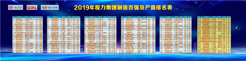 程力汽車集團制造100強名單，記錄著程力人敢于拼搏，勇于擔當，筑夢前行的堅實足跡。