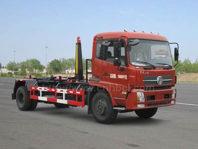 東風(fēng)天錦國(guó)四車廂可卸式垃圾車